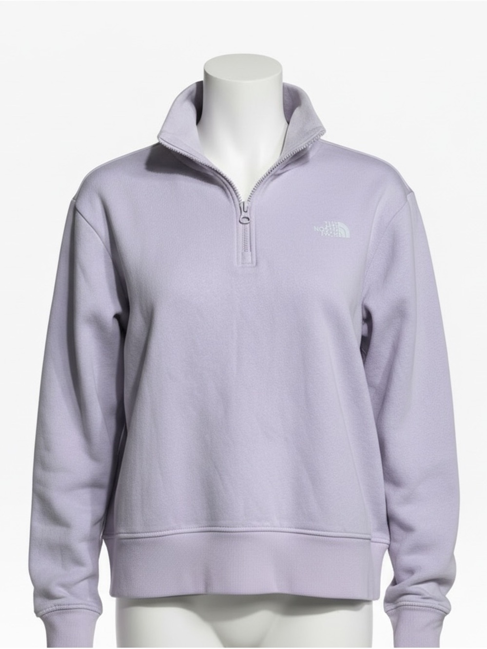 The North Face Light Lavender Quarter-Zip Fleece Pullover